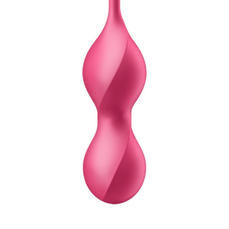 Вагинальные смарт-шарики с вибрацией Satisfyer Love Birds 2 Connect App Red, 86 г, пульт ДУ || Вагінальні смарт-кульки з вібрацією Satisfyer Love Birds 2 Connect App Red, 86 г, пульт ДК