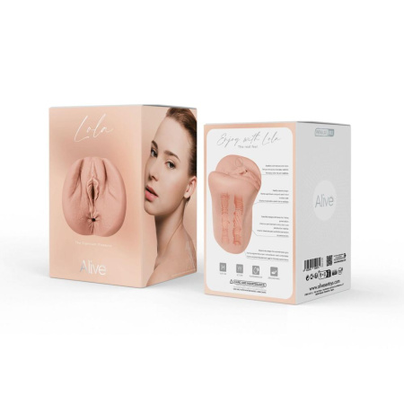 Мастурбатор-вагина + попка Alive Lola Super Realistic Masturbator L Flesh, два канала, реалистик || Мастурбатор-вагіна + попка Alive Lola Super Realistic Masturbator L Flesh, два канали, реалістик