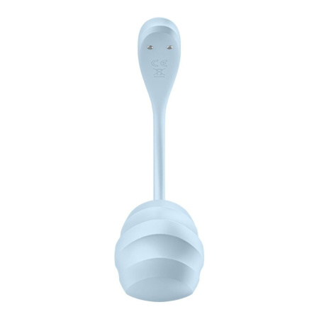 Смарт-виброяйцо Satisfyer Smooth Petal Connect App Light Blue || Смарт-віброяйце Satisfyer Smooth Petal Connect App Light Blue