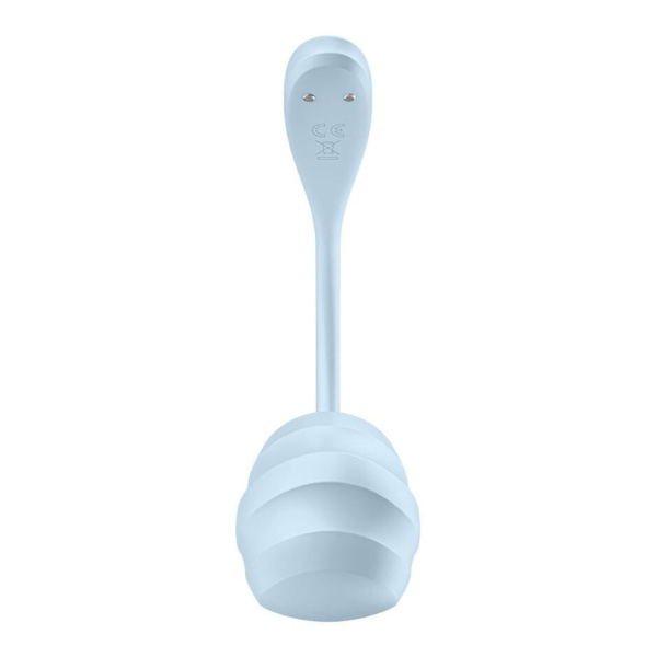 Смарт-виброяйцо Satisfyer Smooth Petal Connect App Light Blue