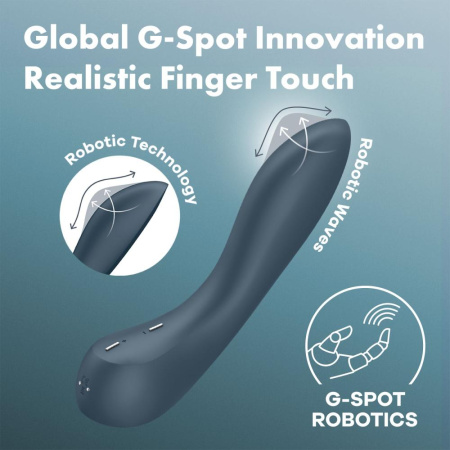 Стимулятор точки G Satisfyer G-Spot Wave 4, эффект ласки пальчиком, 12 режимов || Стимулятор точки G Satisfyer G-Spot Wave 4, ефект пестощів пальчиком, 12 режимів