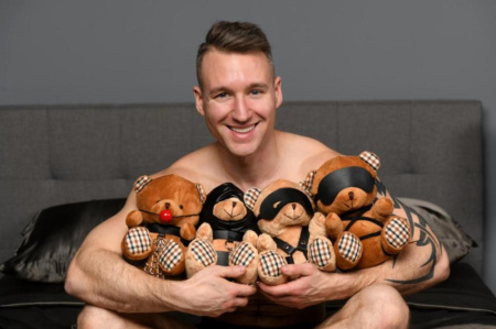 Игрушка плюшевый медведь ROPE Teddy Bear Plush, 22x16x12см || Іграшка плюшевий ведмідь ROPE Teddy Bear Plush, 22x16x12см