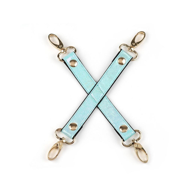 БДСМ-набор из экокожи на бархатной основе Liebe Seele Vivid Sky, 8 предметов