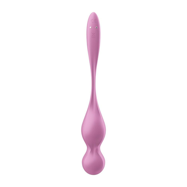 Вагинальные смарт-шарики с вибрацией Satisfyer Love Birds 1 Connect App Pink, 78 г