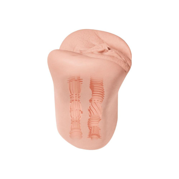 Мастурбатор-вагина + попка Alive Lola Super Realistic Masturbator L Flesh, два канала, реалистик