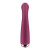 Вибратор с ротацией Satisfyer Spinning G-Spot 1 Red, плоская площадка для стимуляции точки G || Вібратор з ротацією Satisfyer Spinning G-Spot 1 Red, плоский майданчик для стимуляції точки G