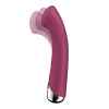Вибратор с ротацией Satisfyer Spinning G-Spot 1 Red, плоская площадка для стимуляции точки G || Вібратор з ротацією Satisfyer Spinning G-Spot 1 Red, плоский майданчик для стимуляції точки G
