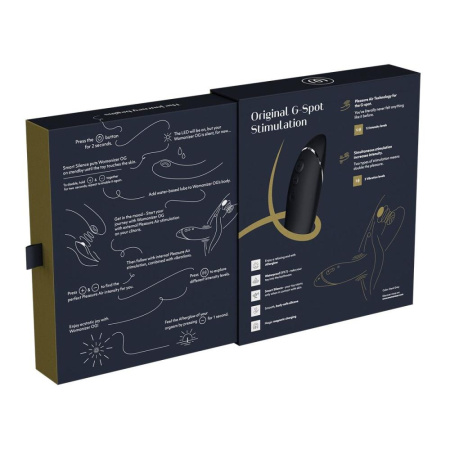 Вибратор для точки G с вакуумной стимуляцией Womanizer OG Dark Grey || Вібратор для точки G з вакуумною стимуляцією Womanizer OG Dark Grey