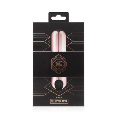 Вибропуля Rosy Gold — Nouveau Bullet Vibrator, перезаряжаемая || Віброкуля Rosy Gold — Nouveau Bullet Vibrator, перезаряджається