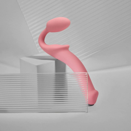 Безремневой страпон Strap-On-Me Rose S, полностью регулируемый, диаметр 2,7см || Безремінний страпон Strap-On-Me Rose S, повністю регульований, діаметр 2,7 см