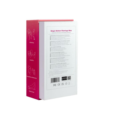 Смарт-виброяйцо Magic Motion Flamingo Max Pink 2 в 1: виброяйцо и тренажер Кегеля, 10 режимов || Смарт-віброяйце Magic Motion Flamingo Max Pink 2 в 1: віброяйце та тренажер Кегеля, 10 режимів