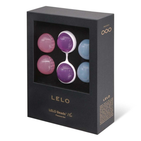 Набор вагинальных шариков LELO Beads Plus, диаметр 3,5 см, изменяемая нагрузка, 2х28, 2х37 и 2х60 г || Набір вагінальних кульок LELO Beads Plus, діаметр 3,5 см, змінне навантаження 2х28, 2х37 та 2х60 г