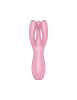 Клиторальный вибратор Satisfyer Threesome 3 Pink с тремя пальчиками || Кліторальний вібратор Satisfyer Threesome 3 Pink з трьома пальчиками